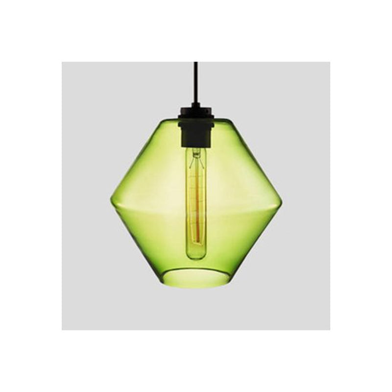 Arisha Modern Art Deco LED Cylindrical /Glass Pendant Light