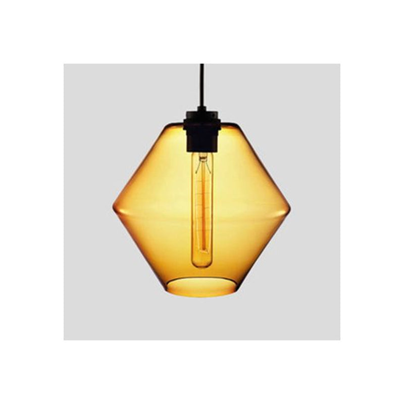 Arisha Modern Art Deco LED Cylindrical /Glass Pendant Light