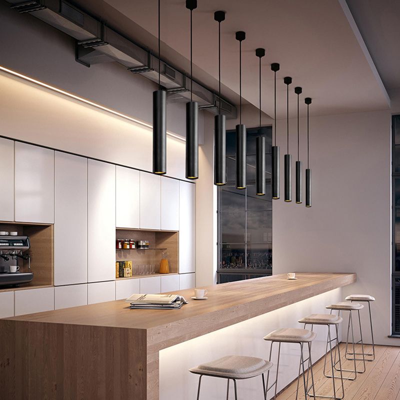 Arisha Modern Cylinder Shape Pendant Light Living Room