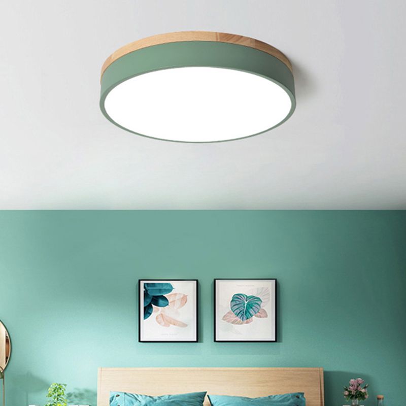Valentina Nordic LED Round Flush Mount Ceiling Light