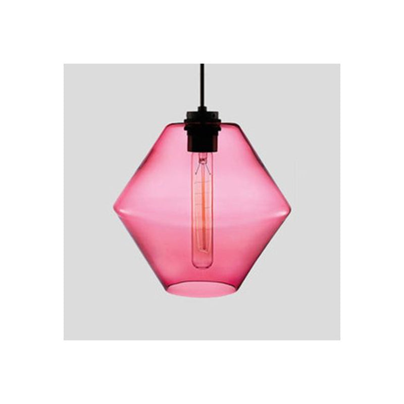 Arisha Modern Art Deco LED Cylindrical /Glass Pendant Light