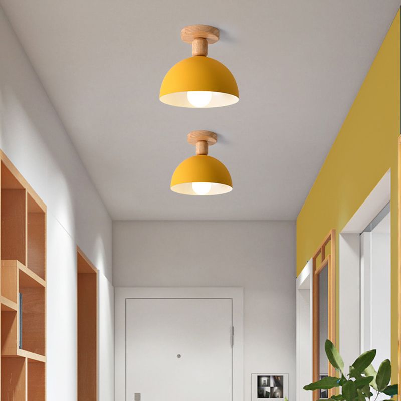 Muto Modern LED Ceiling Light Fixtures Wood/ Living Room