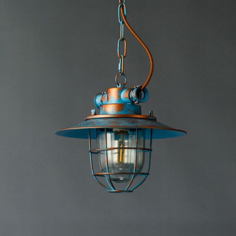 Epoch Industrial Glass Pendant Light Bedroom