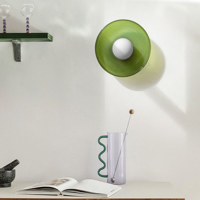 Valentina Modern Glass/ Flush Mount Ceiling Light 3 Colors Bedroom