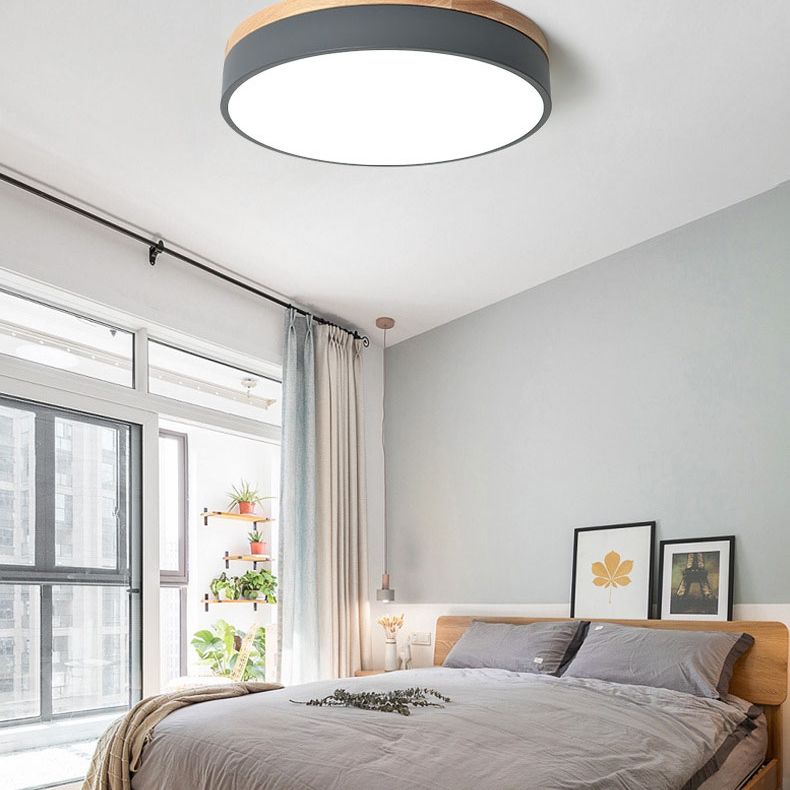 Valentina Nordic LED Round Flush Mount Ceiling Light