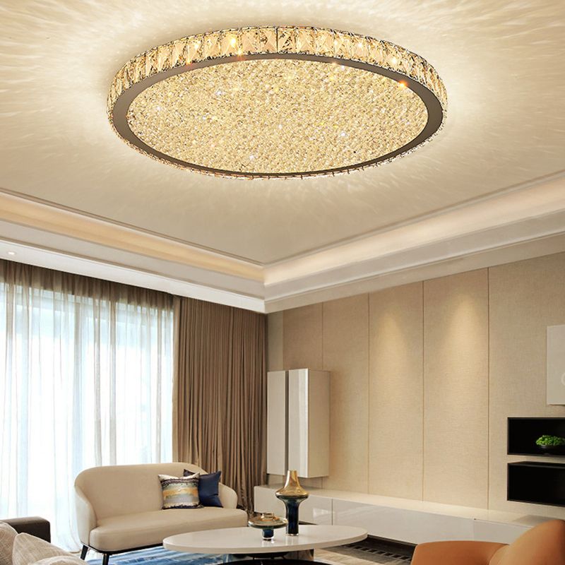 Kristy Round Flush Mount Ceiling Light Living Room