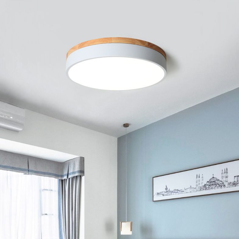 Valentina Nordic LED Round Flush Mount Ceiling Light