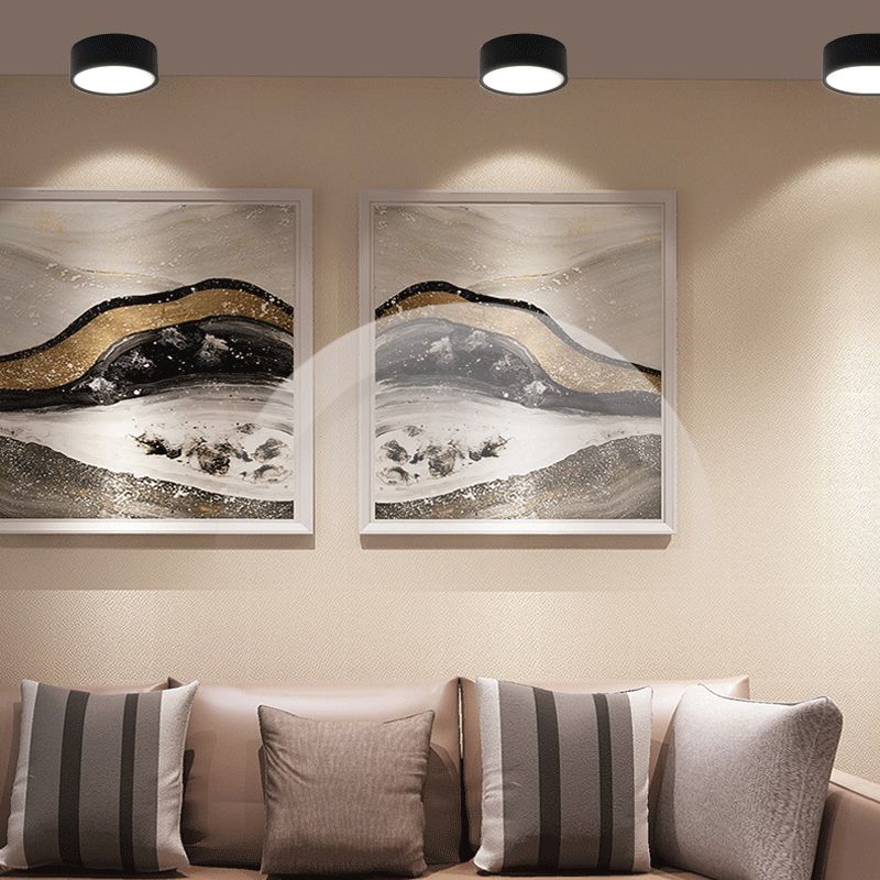 Arisha Flush Mount Ceiling Light Cylindrical Modern Acrylic Bedroom