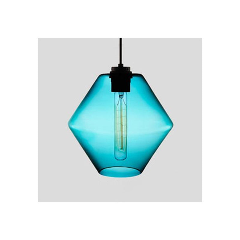 Arisha Modern Art Deco LED Cylindrical /Glass Pendant Light