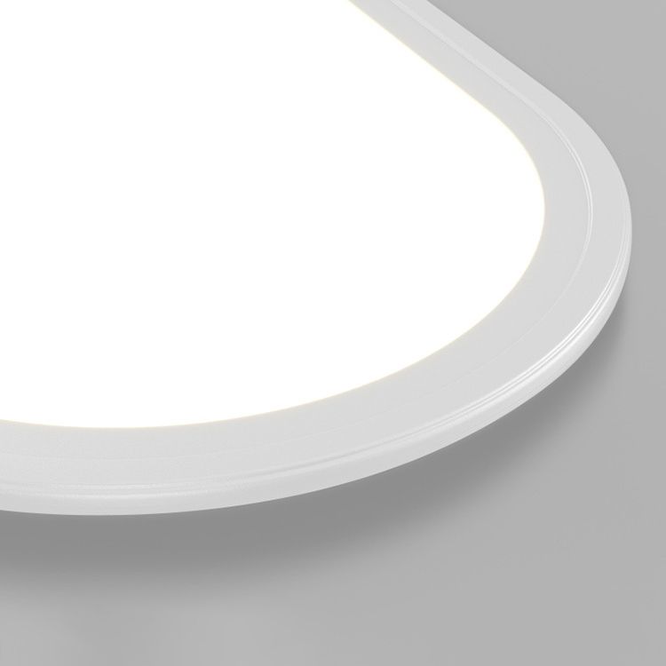 Arisha Flush Mount Ceiling Light Oval Minimalist Acrylic Dining Room