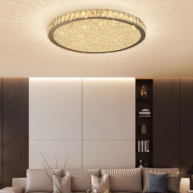 Kristy Round Flush Mount Ceiling Light Living Room