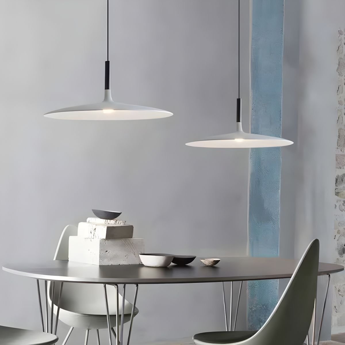Ardinena Pendant Lamp Aluminum Flat Disc