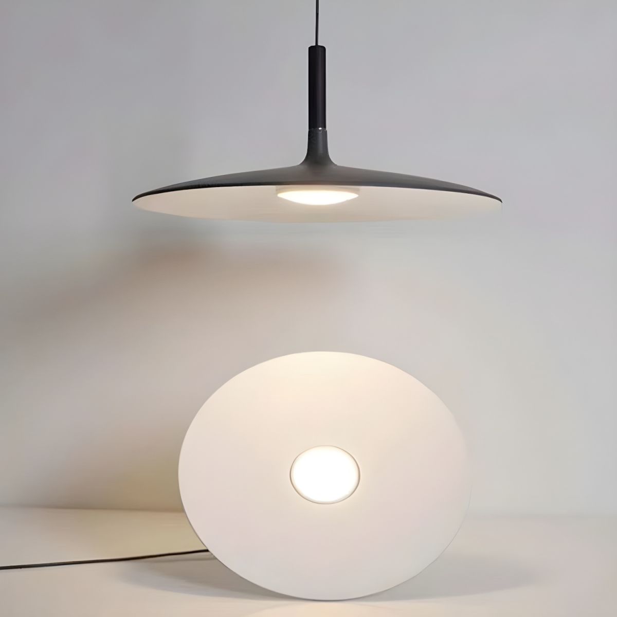 Ardinena Pendant Lamp Aluminum Flat Disc