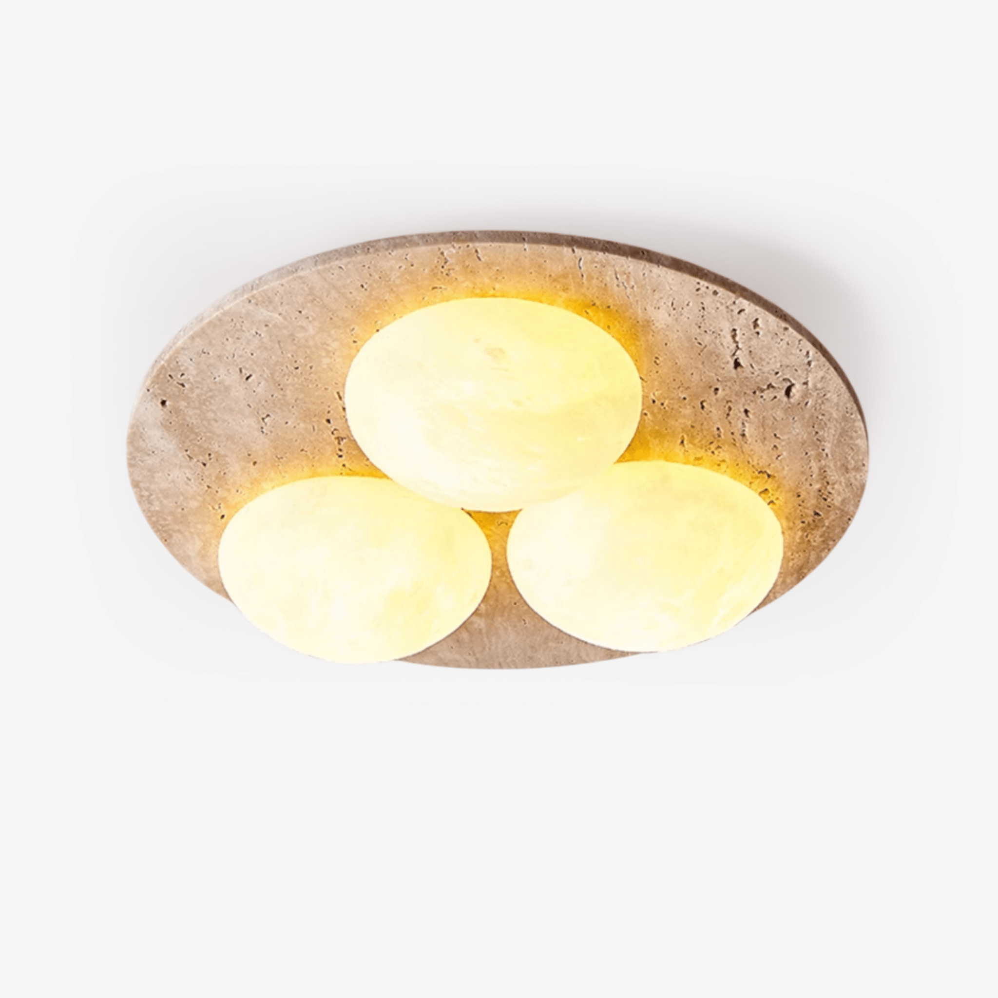 Trio Travertine Ceiling Light
