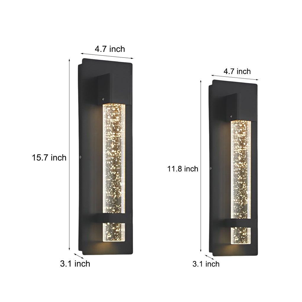 Jusne Classic Bubbles Aluminum Outdoor Wall Light