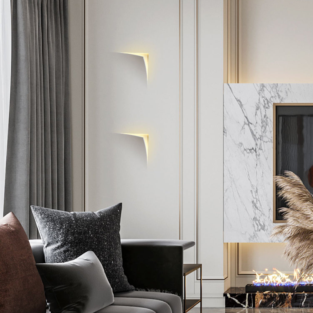 Aria Modern Recessed Plaster LED Wall Lamp
