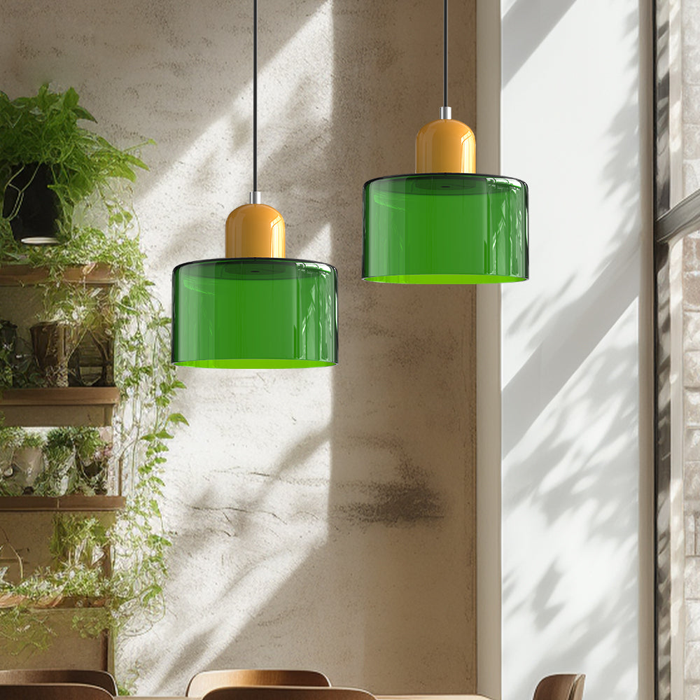 Valentina Modern Glass Kitchen Island Pendant Light