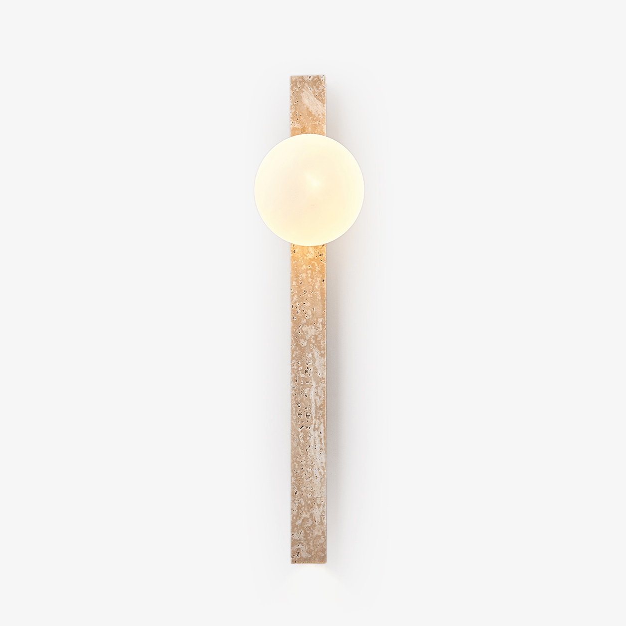 Elian Travertine Slab Wall Sconce