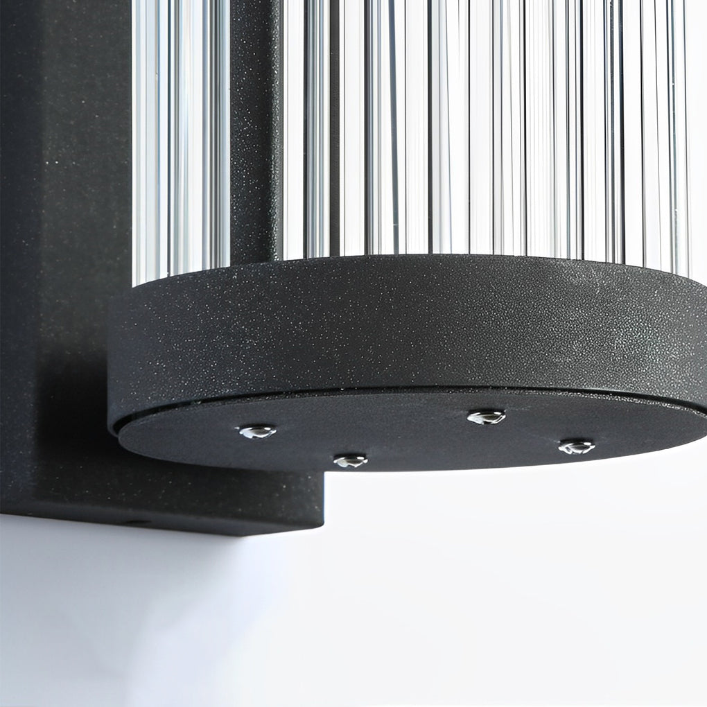 Denise Creative LED Modern Solar Glass Outdoor Wall Lights