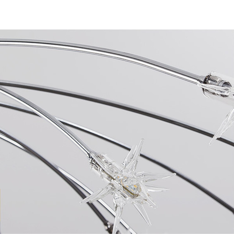 Arisha Art Deco Starry Glass Flush Mount Ceiling Light