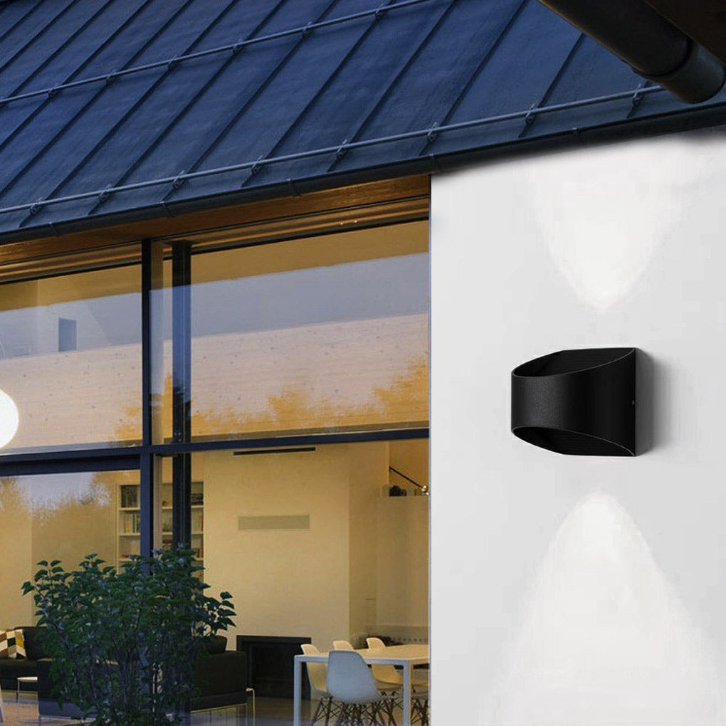 Audey Unique LED Modern Aluminum Outdoor Wall Lights