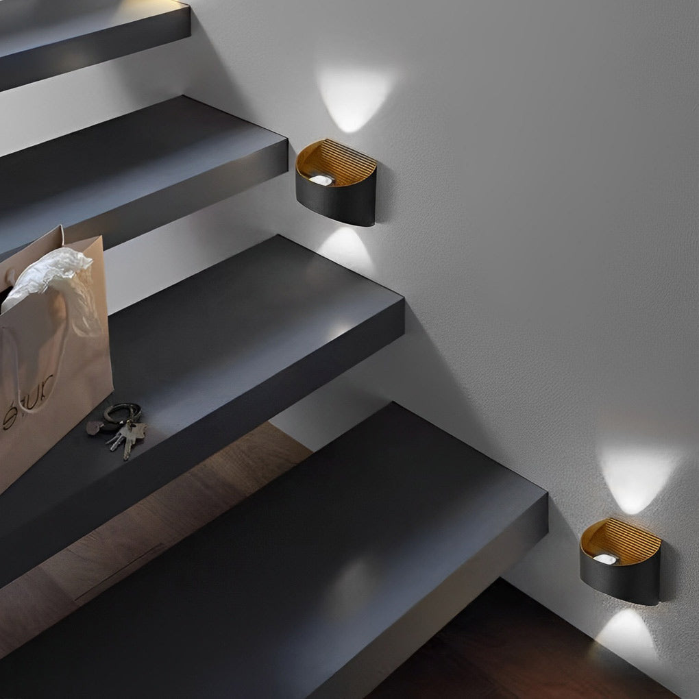 Audey Unique LED Modern Aluminum Outdoor Wall Lights