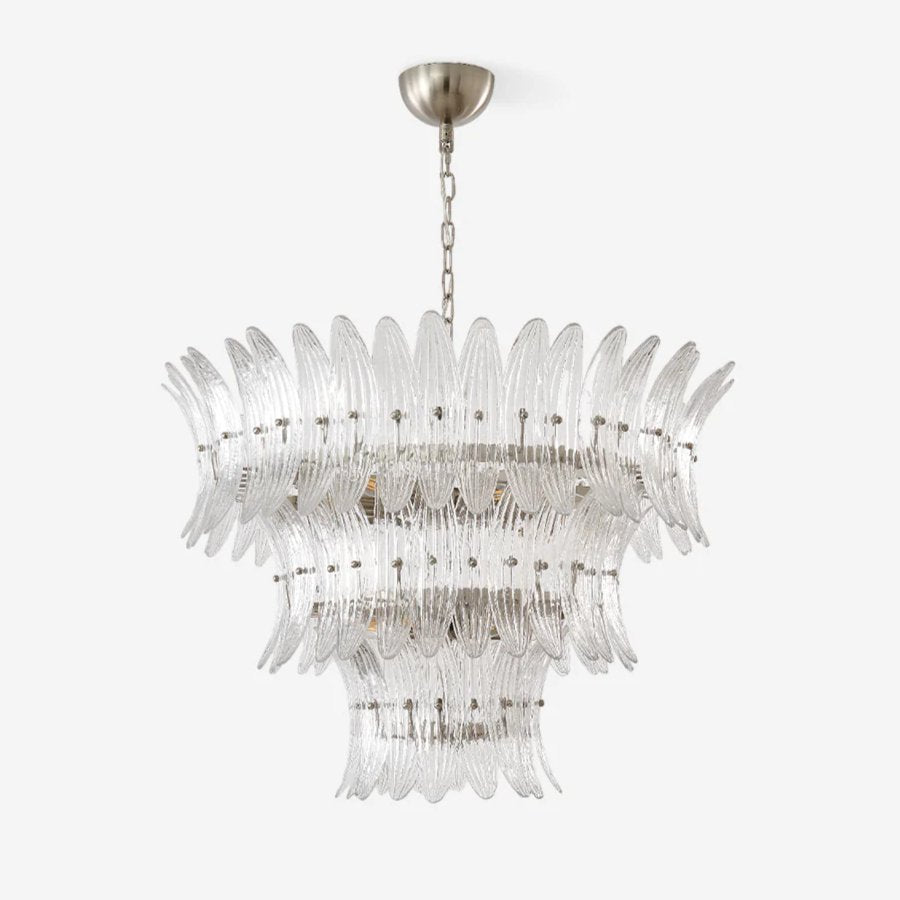 Ismavelle Glass Palmette Chandelier