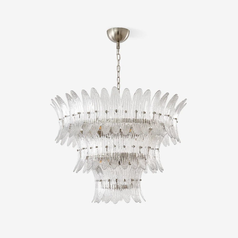 Ismavelle Glass Palmette Chandelier