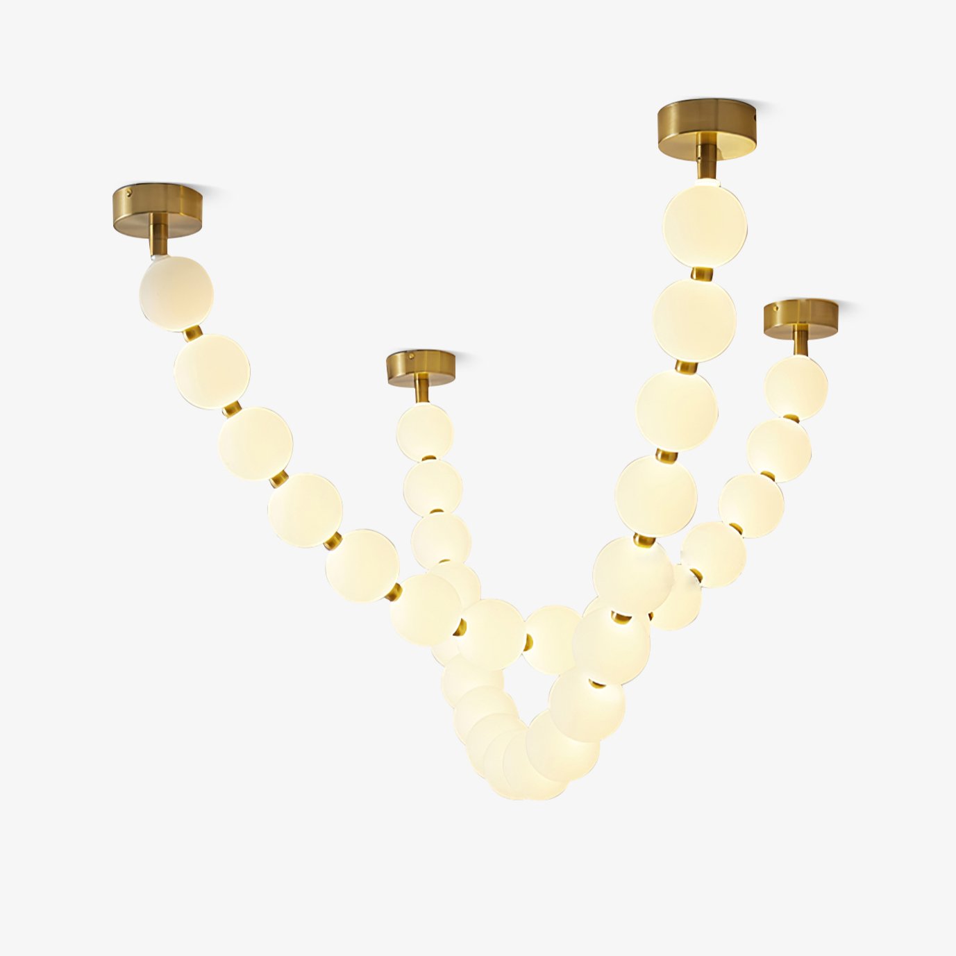Zalvarin Brass Sputnik Chandelier - Neutral Decor