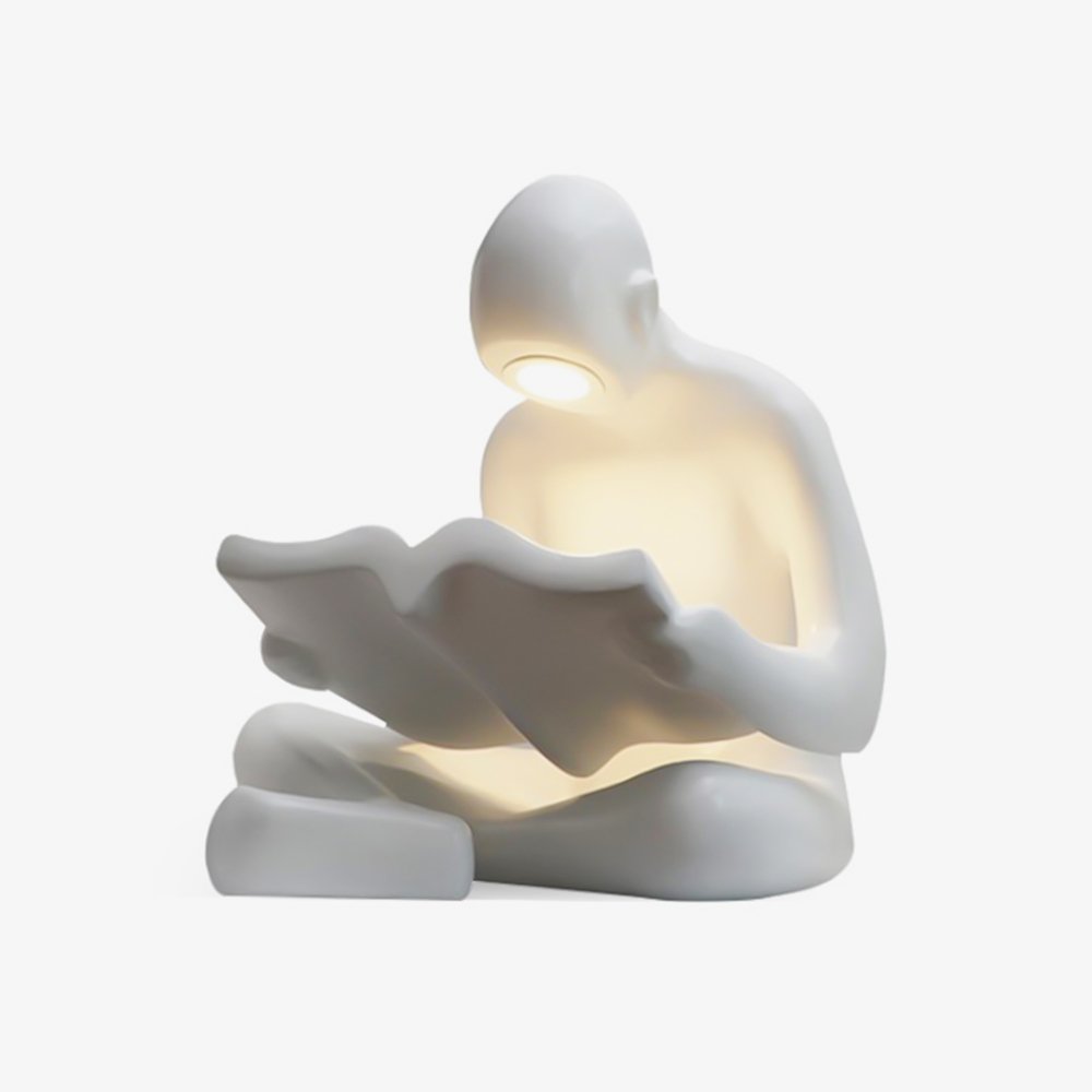 Terielia Reader Sculpture Table Lamp