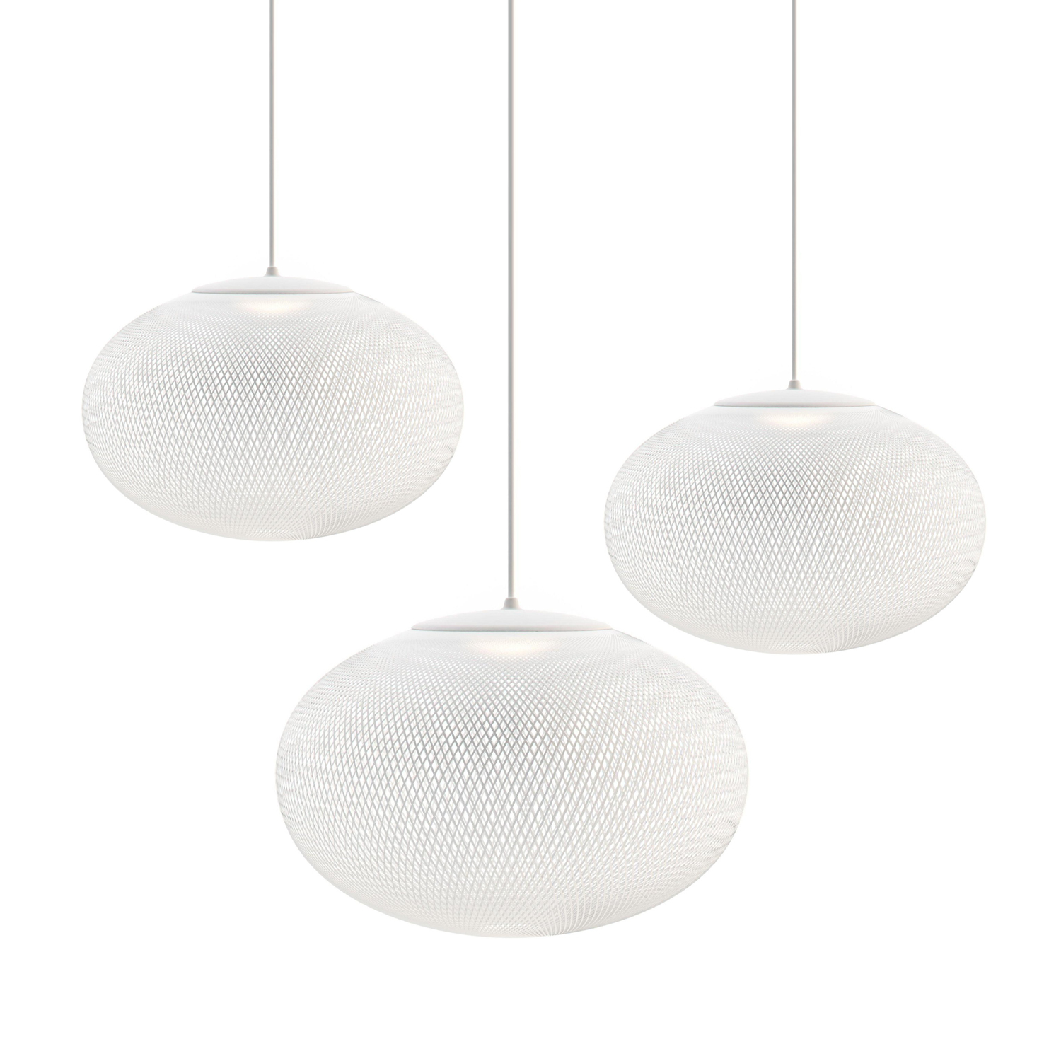 Orelenira Pendant Lamp Metallic Mesh Black