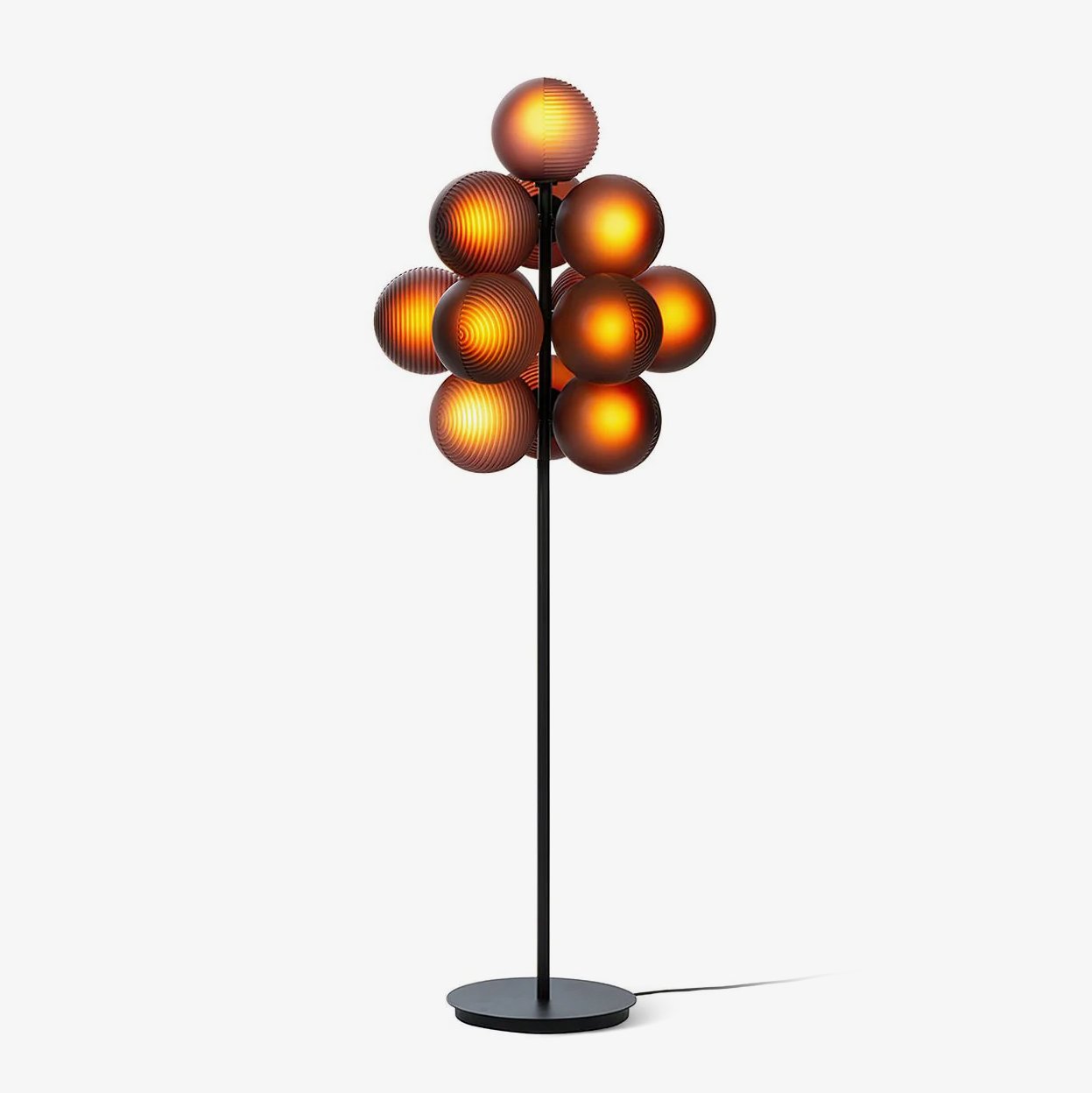Nyrain Glass Artistic Floor Lamp