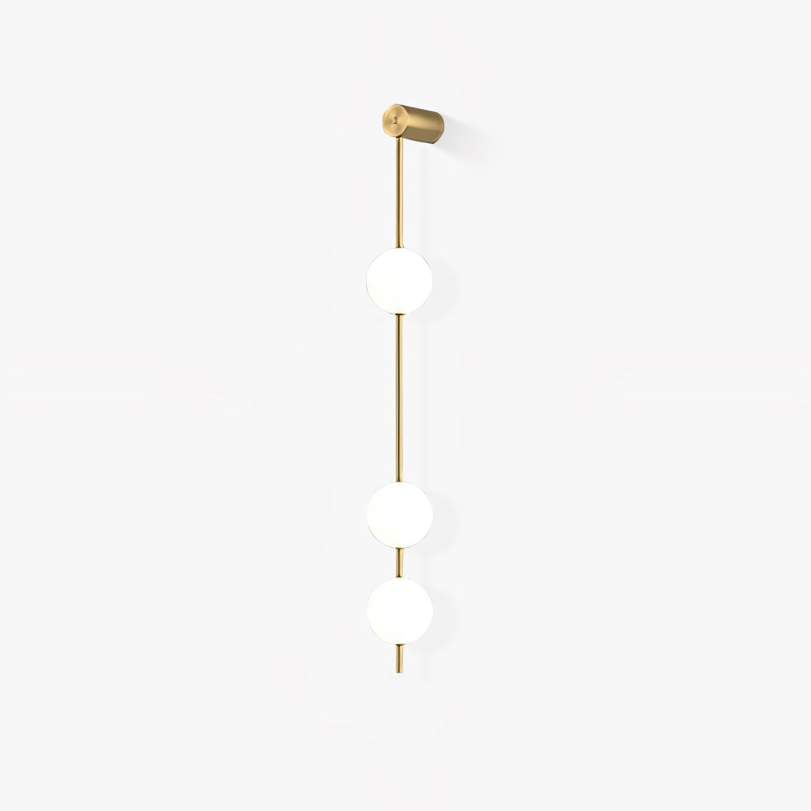 Lustra Wall Lamp Vertical Balls Brass