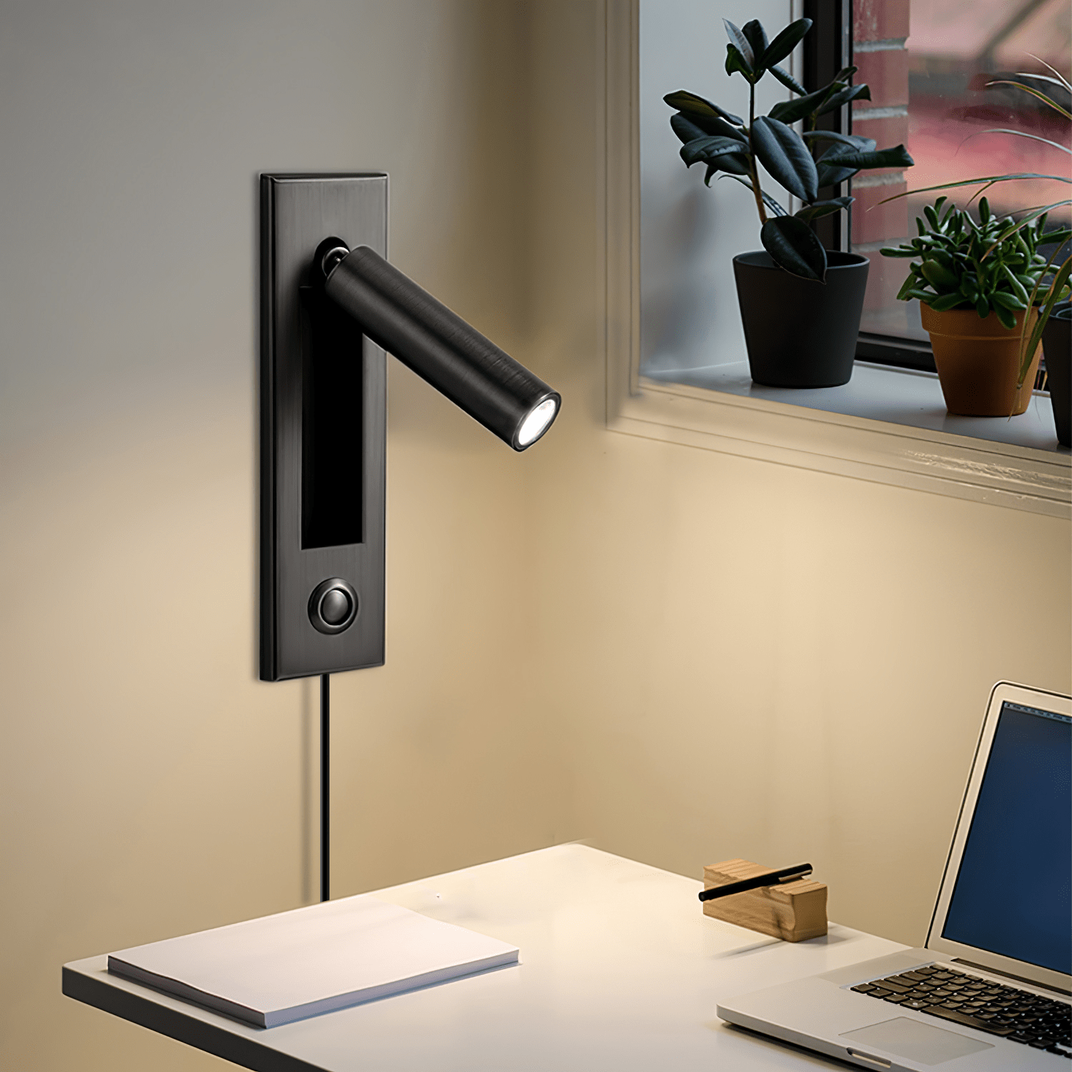 Eurvaran Embedded Bedside Plug-in Sconce Wall lamp