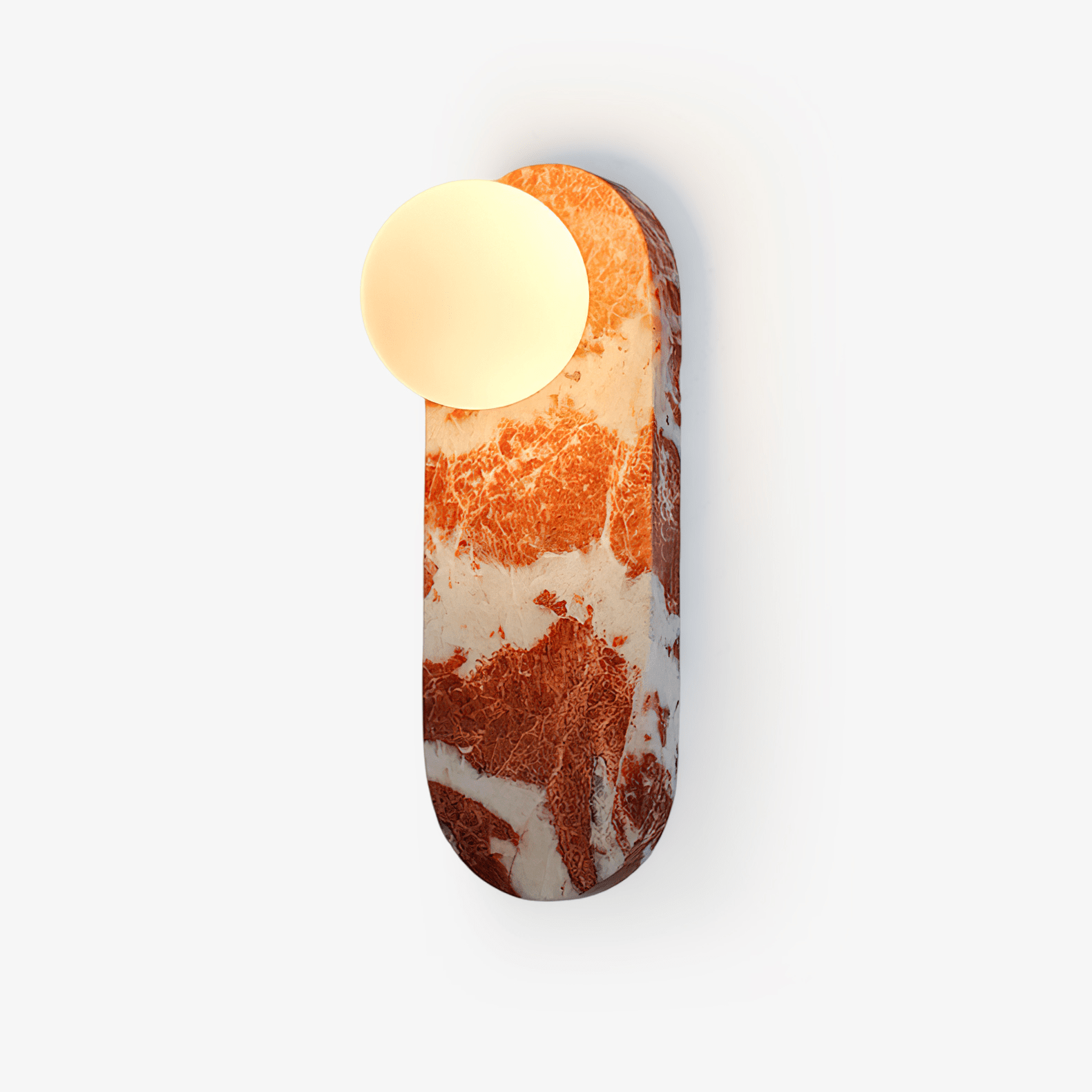 Sysolion Modern Minimalist Glass Marble Wall Lamp
