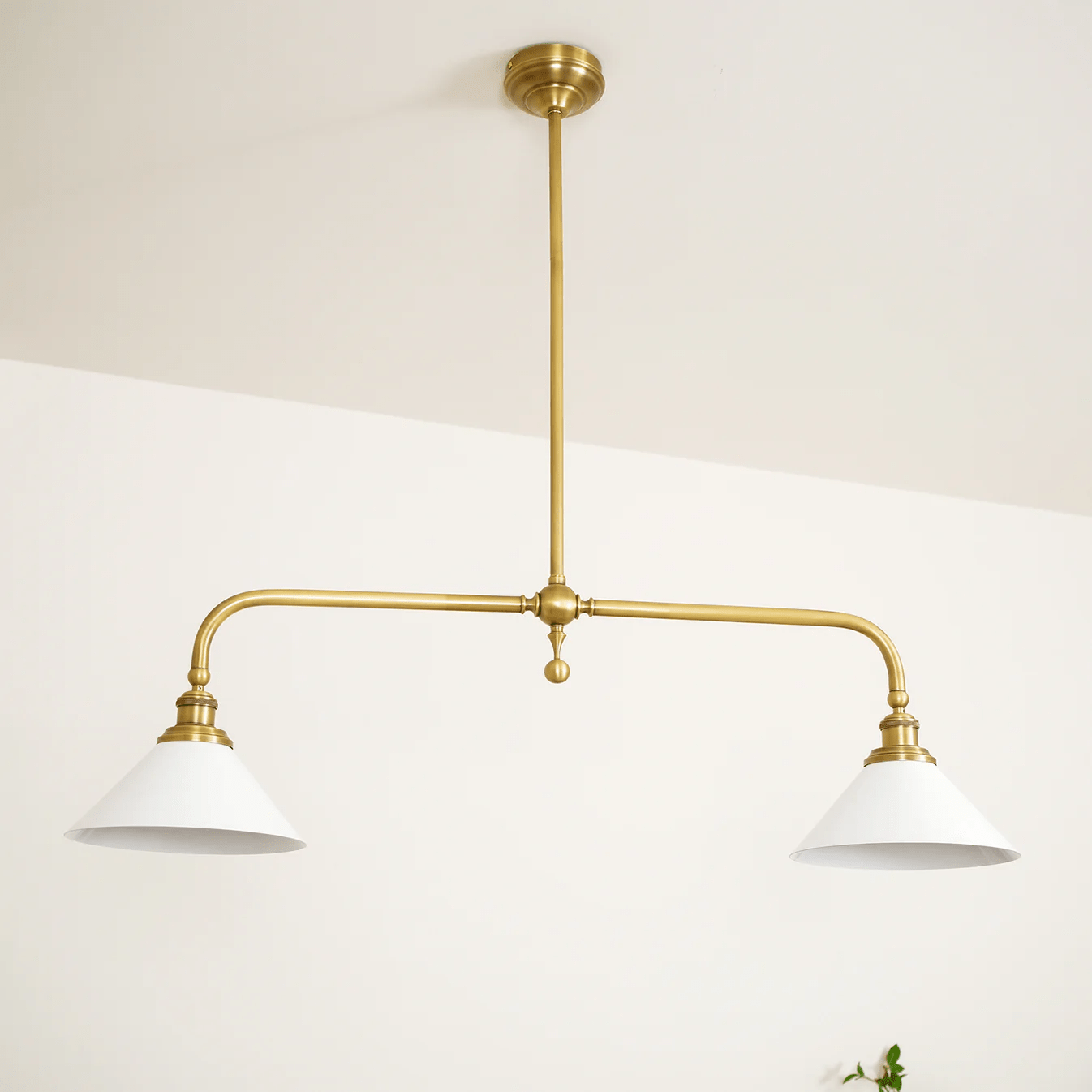 Duet Ceramic Classic Pendant Light - Neutral Decor