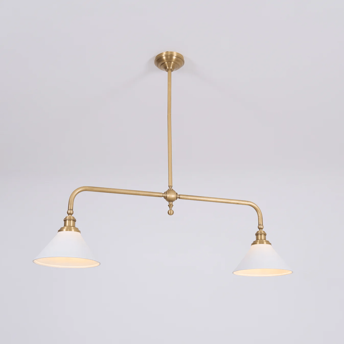 Duet Ceramic Classic Pendant Light - Neutral Decor