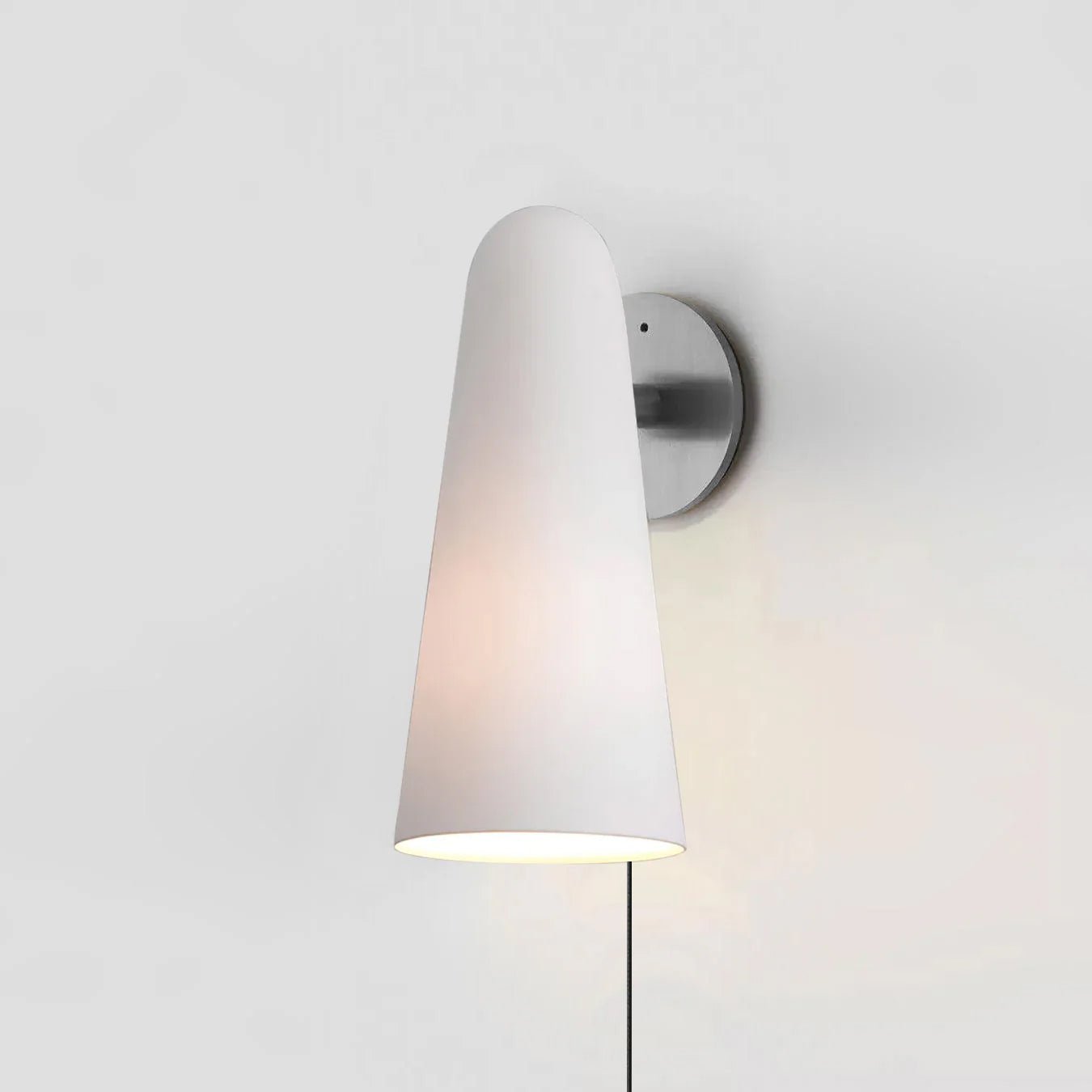 Velivira Conical Glass Wall Light