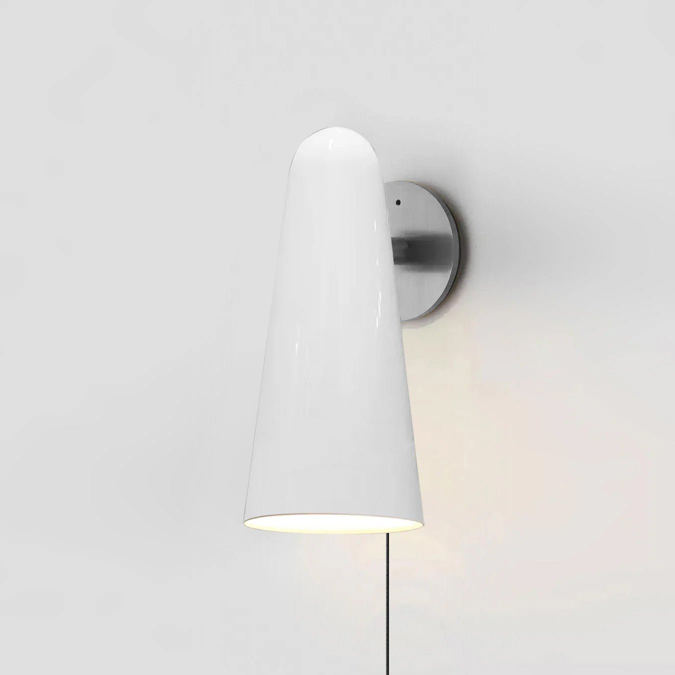 Velivira Conical Glass Wall Light