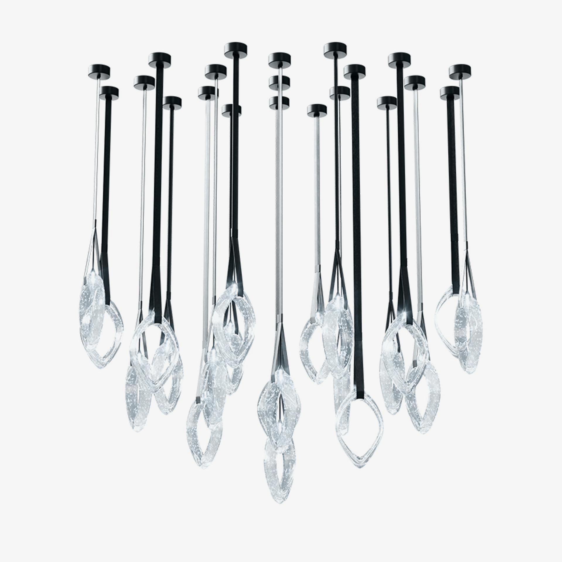 Ivvyne Modern Glass Chandelier