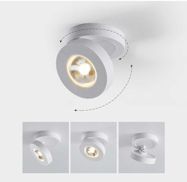 Lustra LED Downlight Round Rotating Adjustable - Neutral Decor