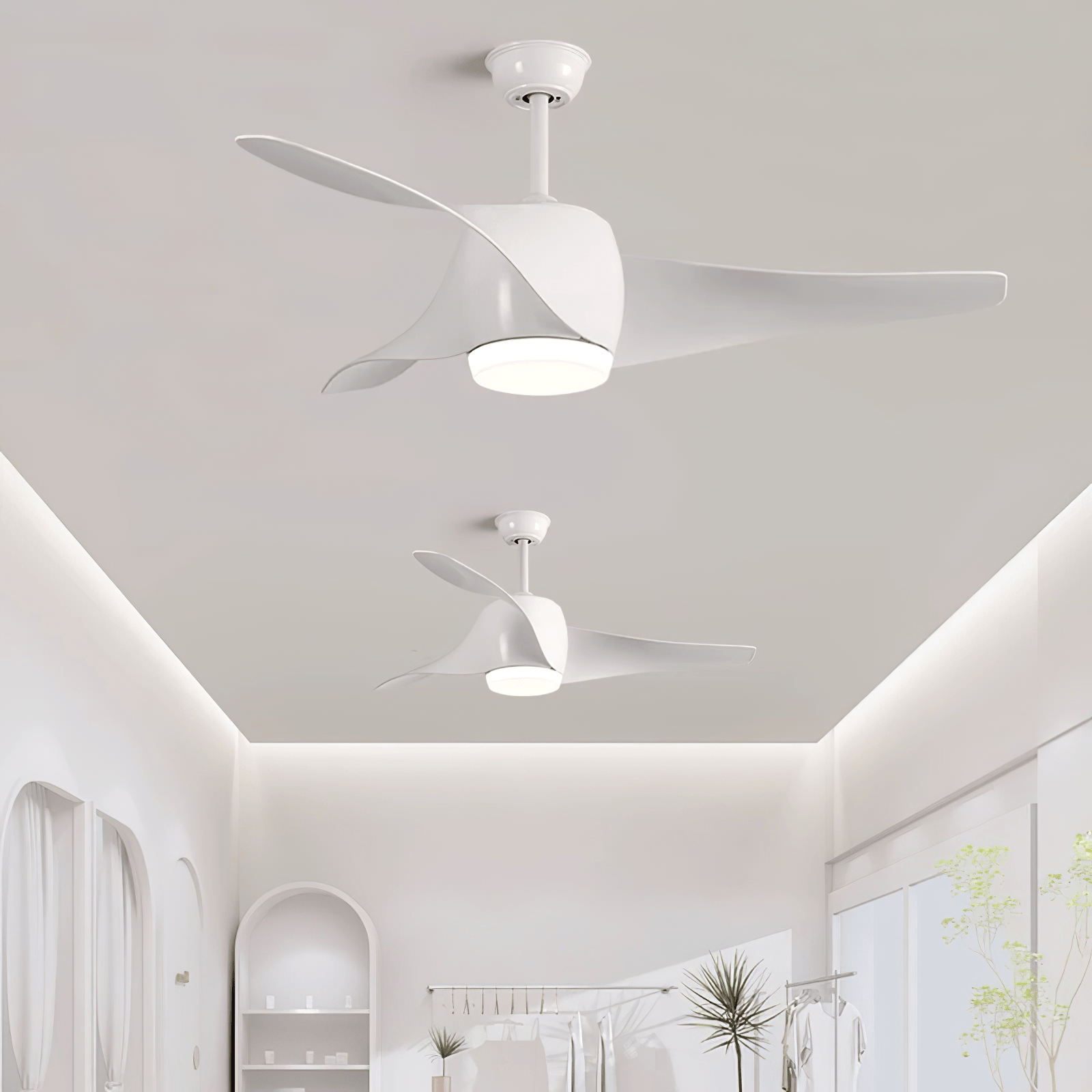 Umber Ceiling Fan Light