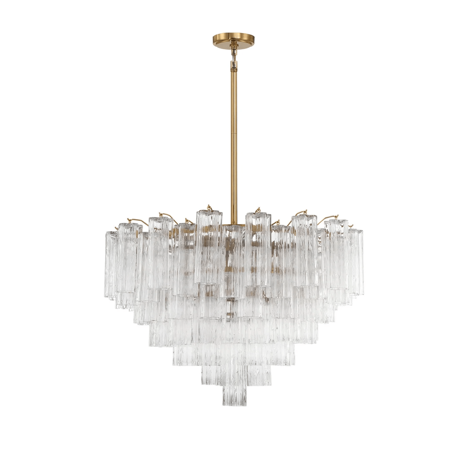 Bop Chandelier Virella Murano Glass Tube Luxury
