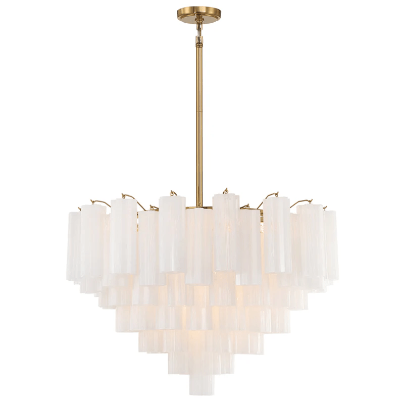 Bop Chandelier Virella Murano Glass Tube Luxury