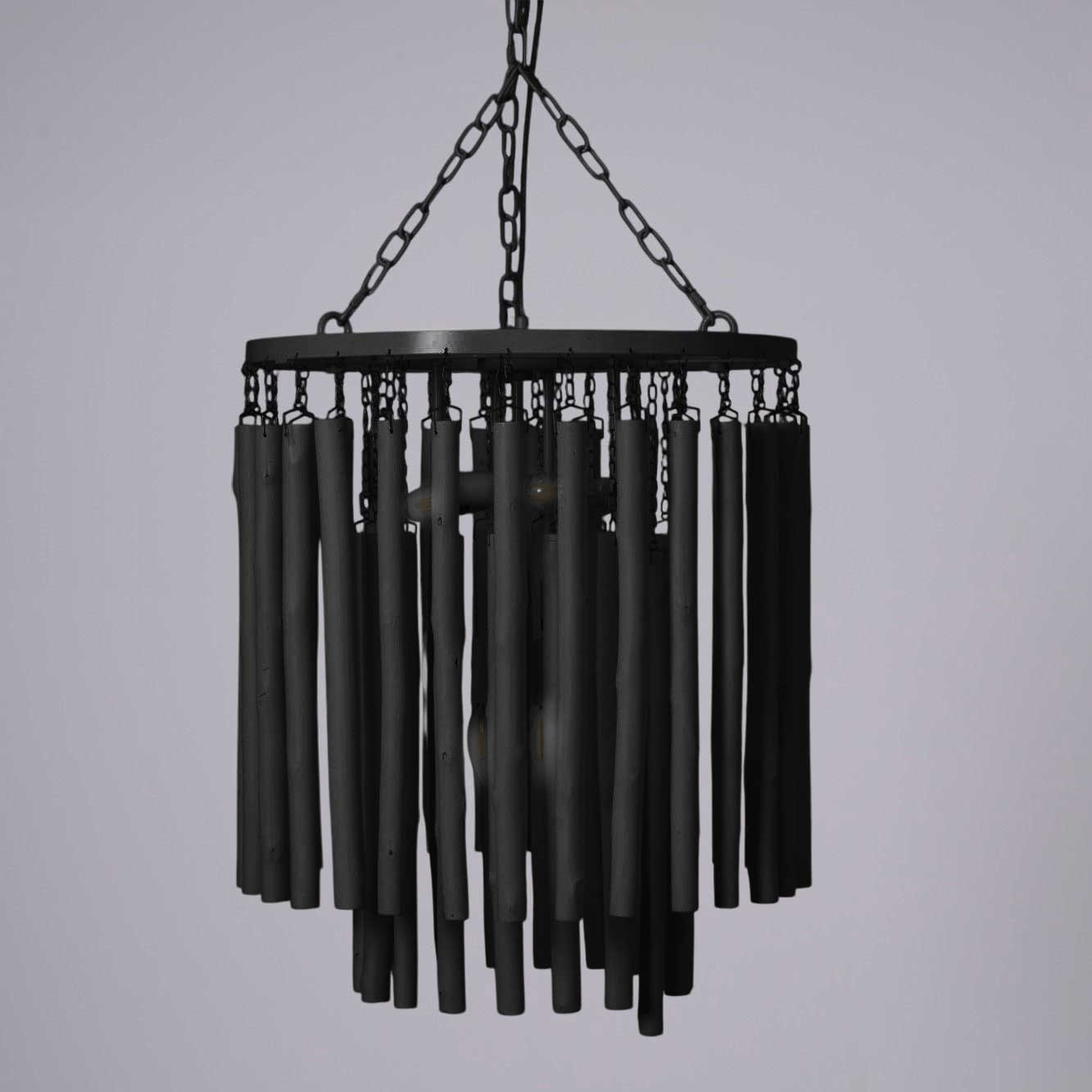 Nyphaiel Postmodern Luxury Wood Chandelier