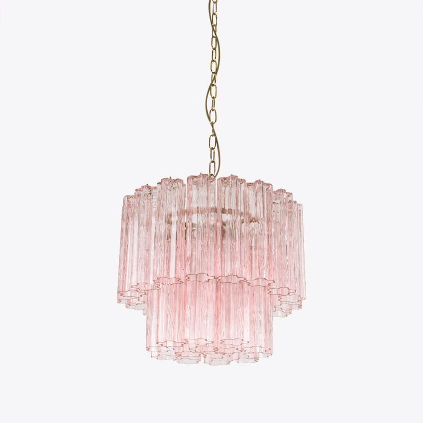 Aelox Chandelier Small Treviso Murano Glass Tube