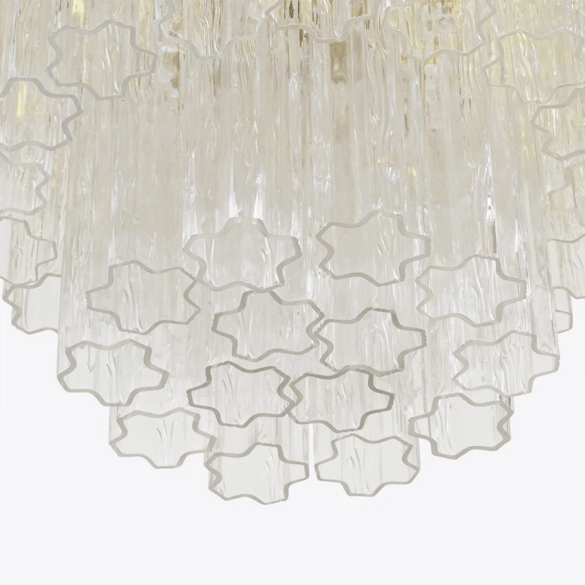 Aelox Chandelier Small Treviso Murano Glass Tube
