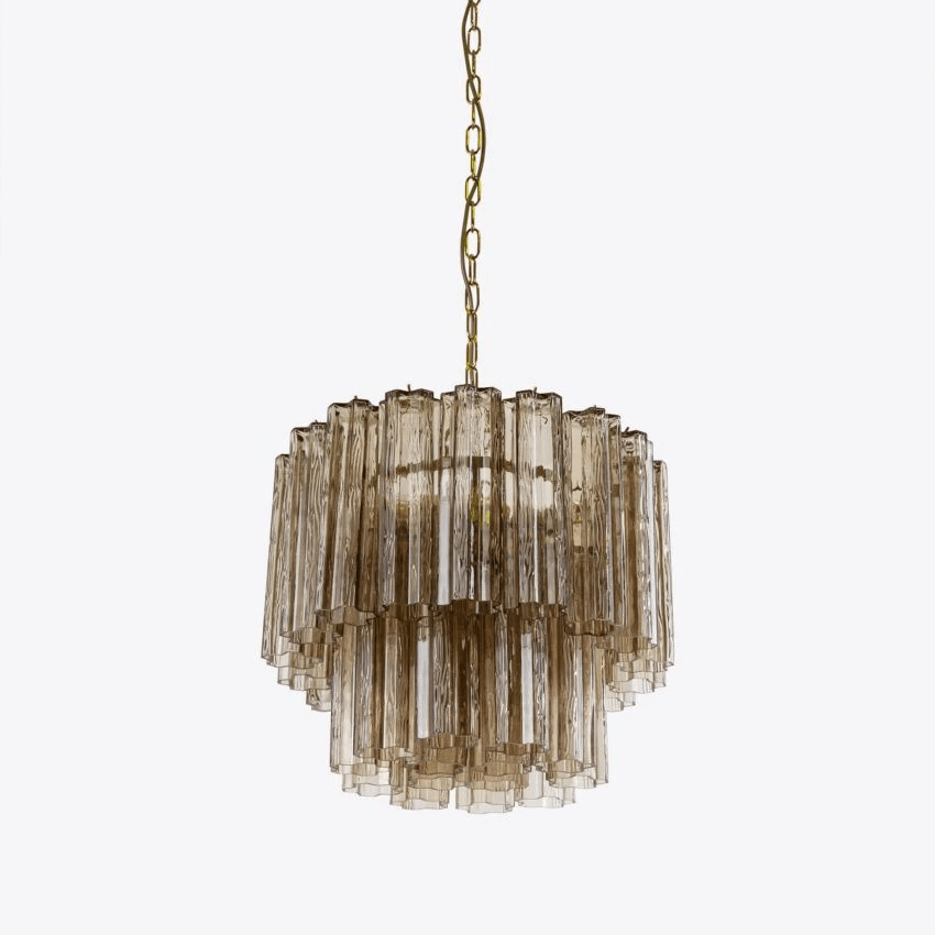 Aelox Chandelier Small Treviso Murano Glass Tube