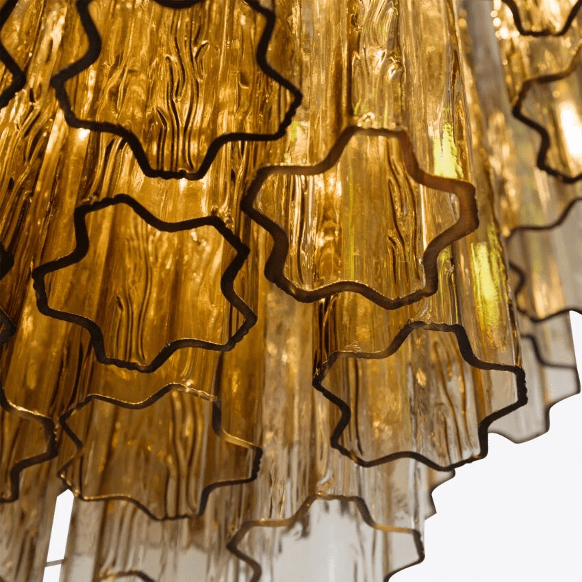 Aelox Chandelier Small Treviso Murano Glass Tube