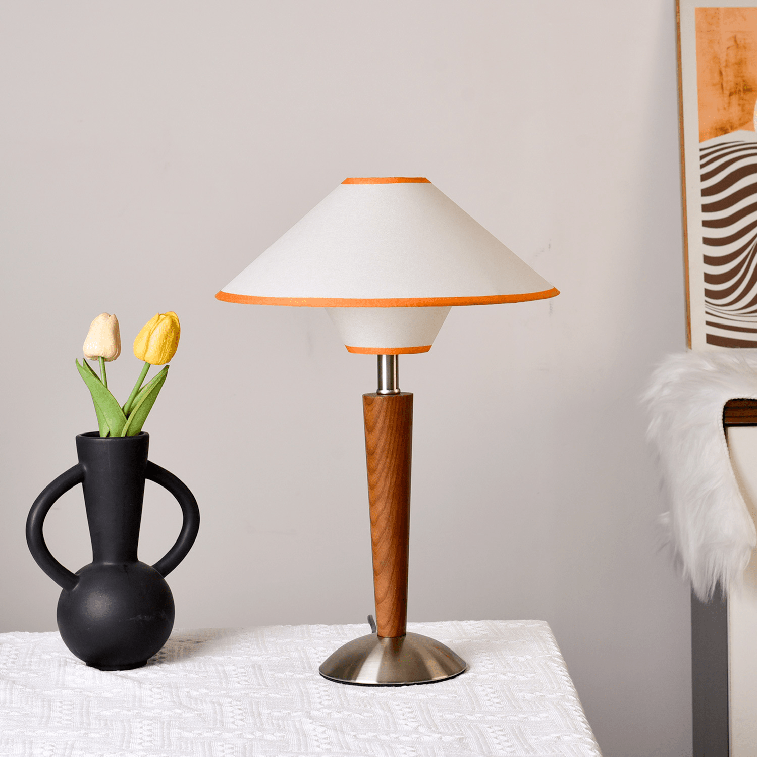 Lustra Table Lamp Talonwood - Neutral Decor